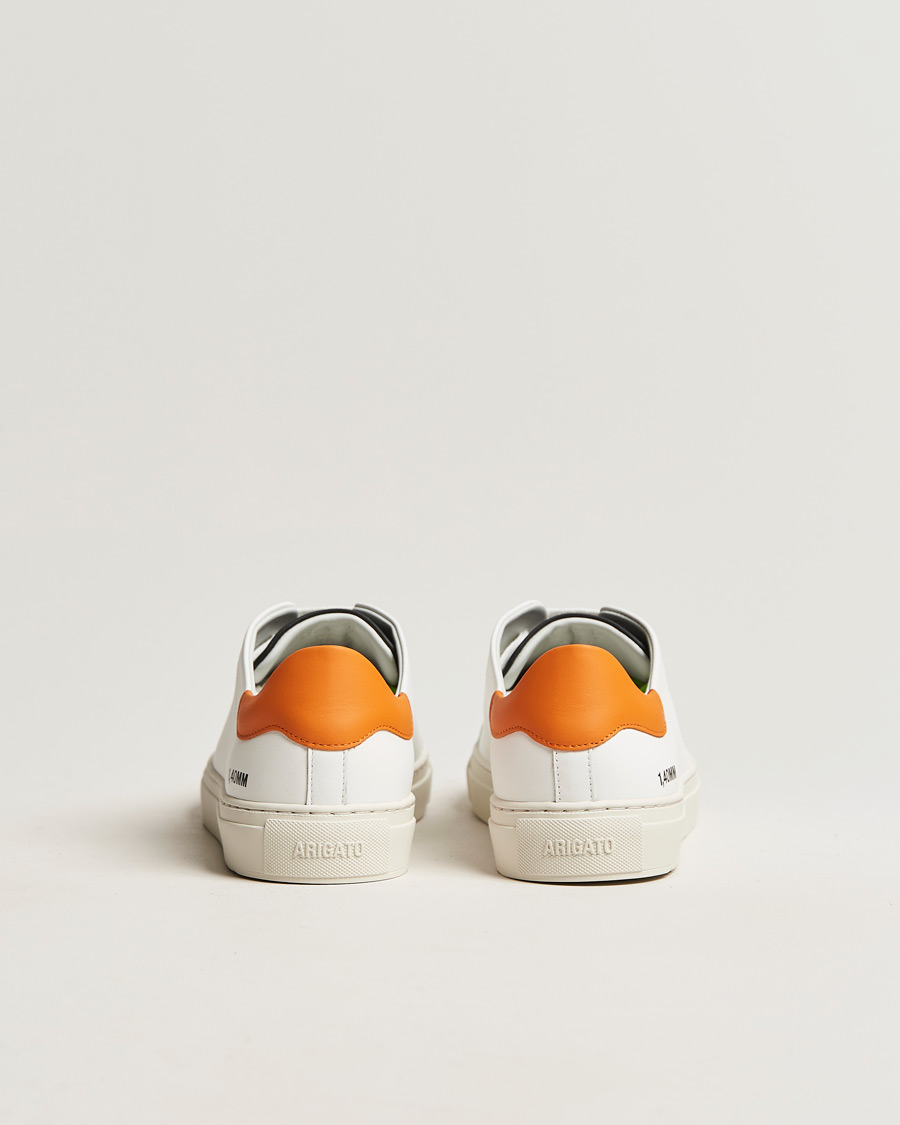 Herren | Axel Arigato Clean 90 Triple Sneaker White/Orange | Axel Arigato | Clean 90 Triple Sneaker White/Orange