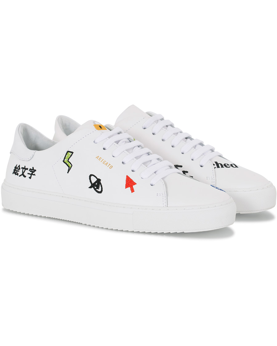 Herren | Axel Arigato Clean 90 Emoji Sneaker White Leather | Axel Arigato | Clean 90 Emoji Sneaker White Leather