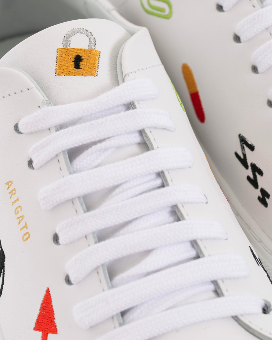 Herren | Axel Arigato Clean 90 Emoji Sneaker White Leather | Axel Arigato | Clean 90 Emoji Sneaker White Leather