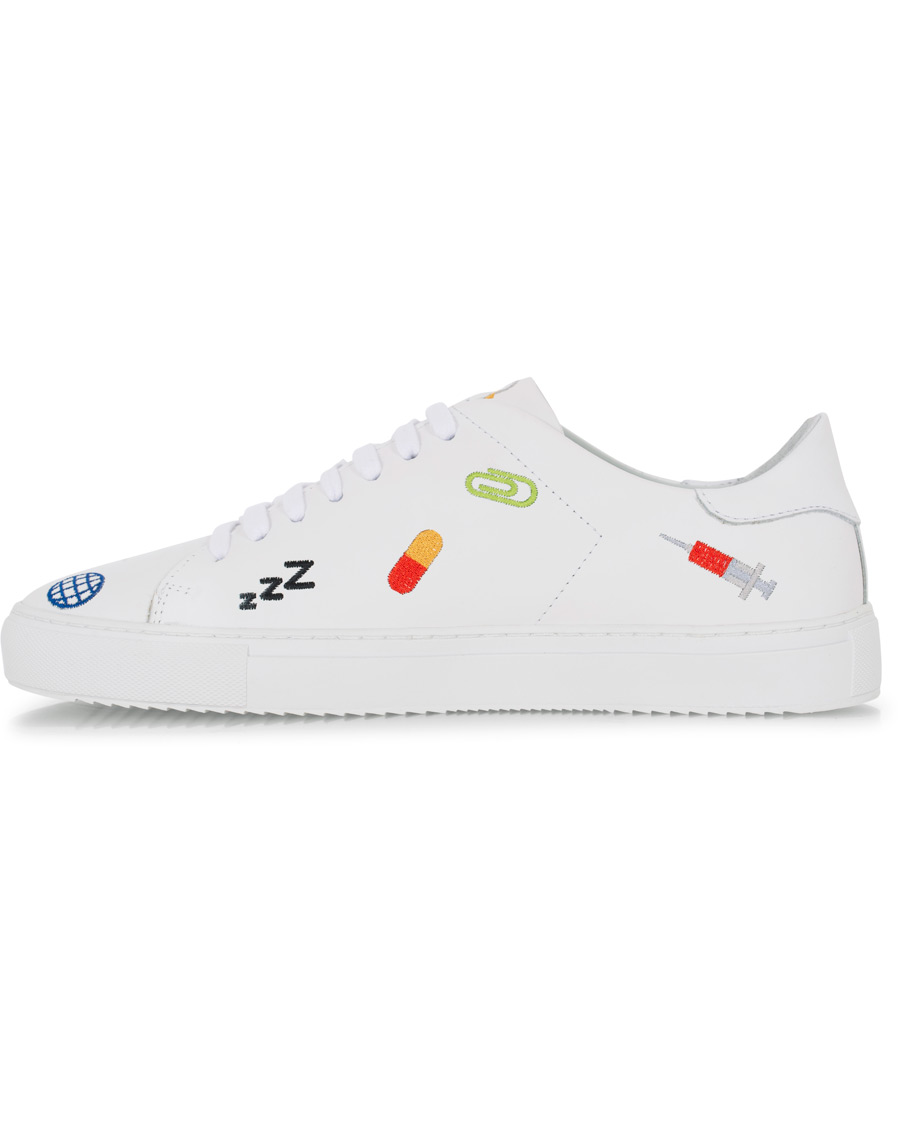 Herren | Axel Arigato Clean 90 Emoji Sneaker White Leather | Axel Arigato | Clean 90 Emoji Sneaker White Leather