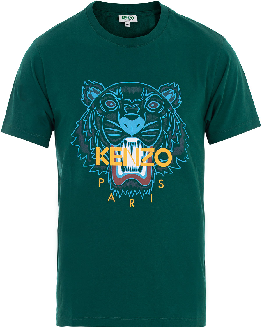 Herren | T-Shirts | KENZO | Icon Tiger T-shirt Green