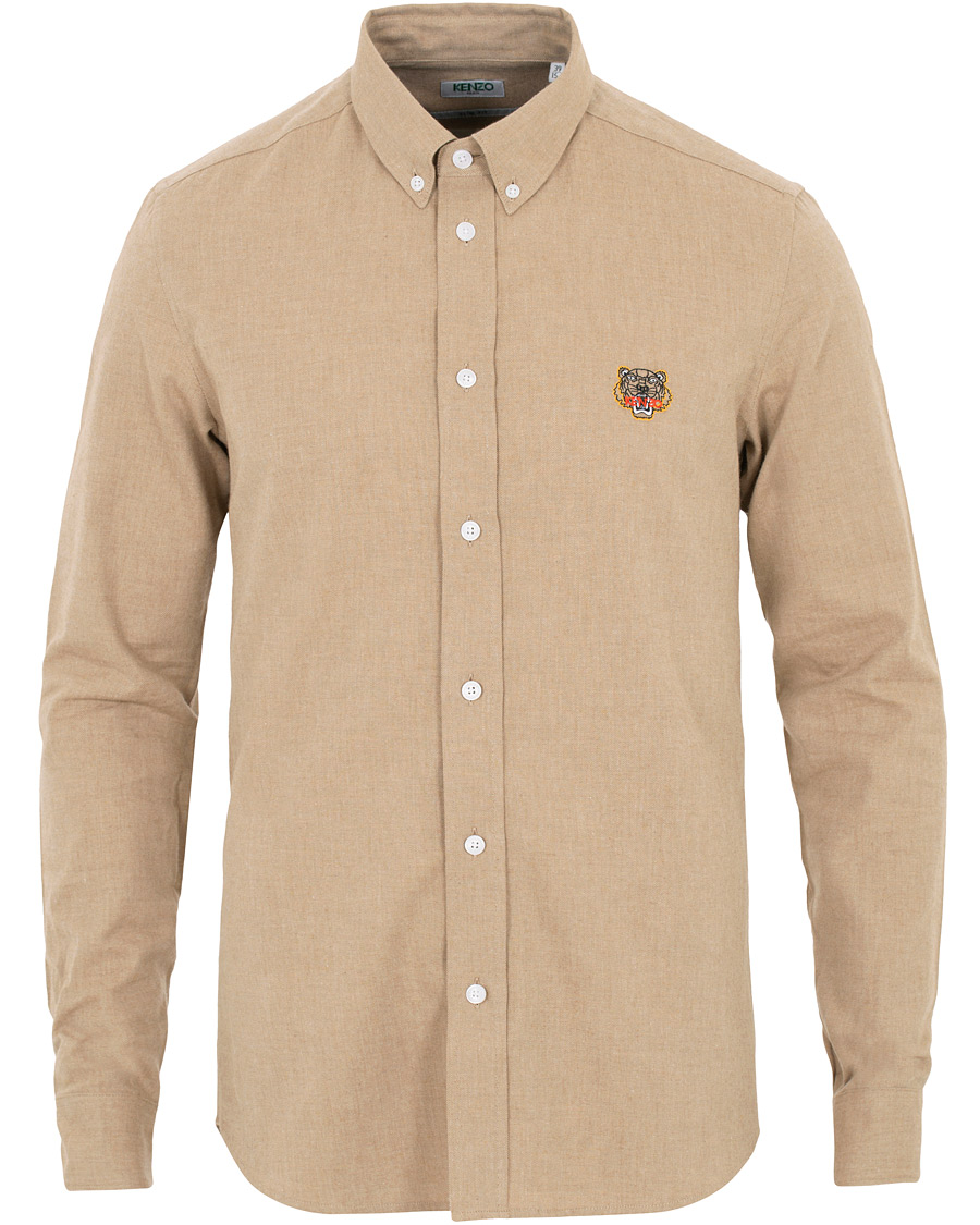 Herren | Hemden | KENZO | Slim Fit Urban Flannel Shirt Beige