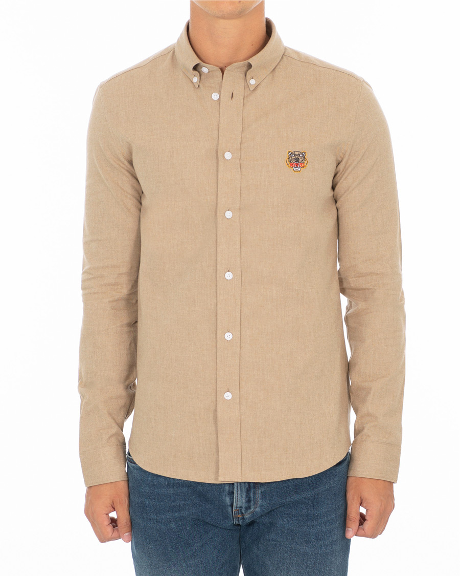 Herren | Hemden | KENZO | Slim Fit Urban Flannel Shirt Beige