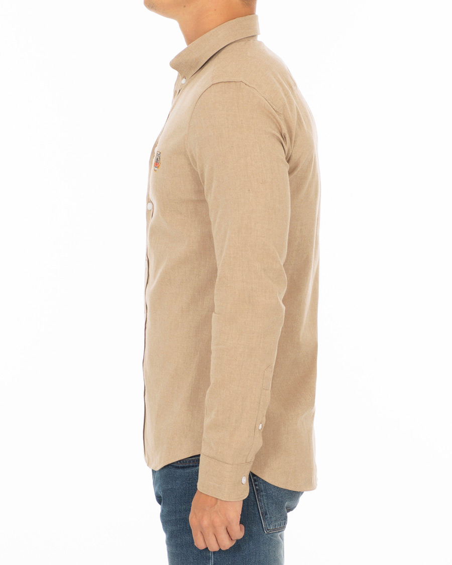 Herren | Hemden | KENZO | Slim Fit Urban Flannel Shirt Beige