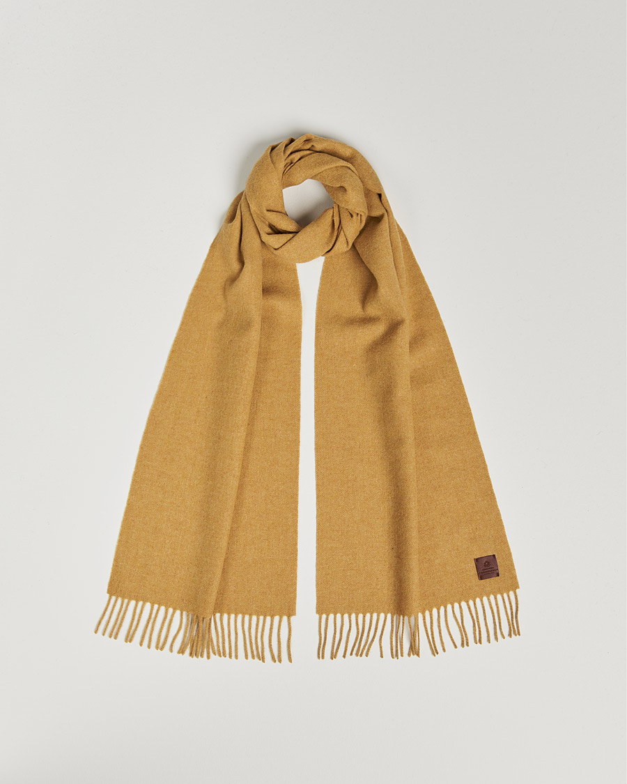 Herren | Amanda Christensen Wool Scarf Yellow Melange | Amanda Christensen | Wool Scarf Yellow Melange