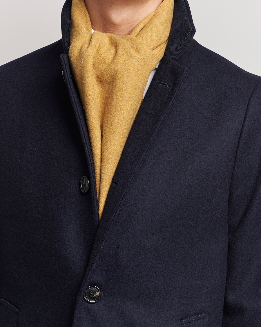 Herren | Amanda Christensen Merino Wool Scarf Yellow Melange | Amanda Christensen | Merino Wool Scarf Yellow Melange