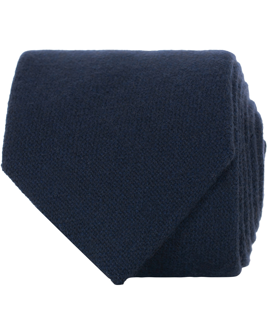 Herren | Drake's Cashmere Tie 8 cm Navy | Drake's | Cashmere Tie 8 cm Navy