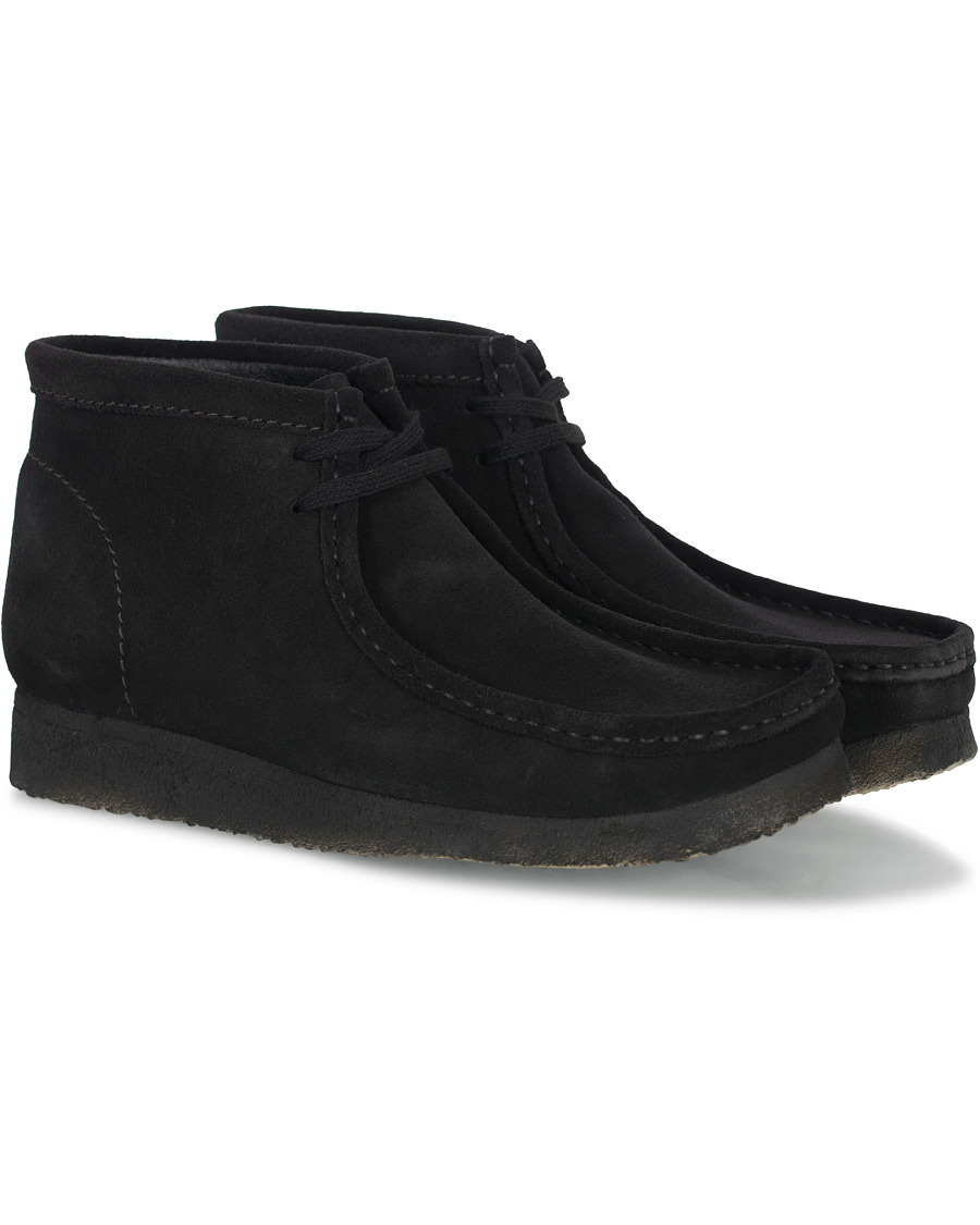 Herren | Clarks Originals Wallabee Boot Black Suede | Clarks Originals | Wallabee Boot Black Suede