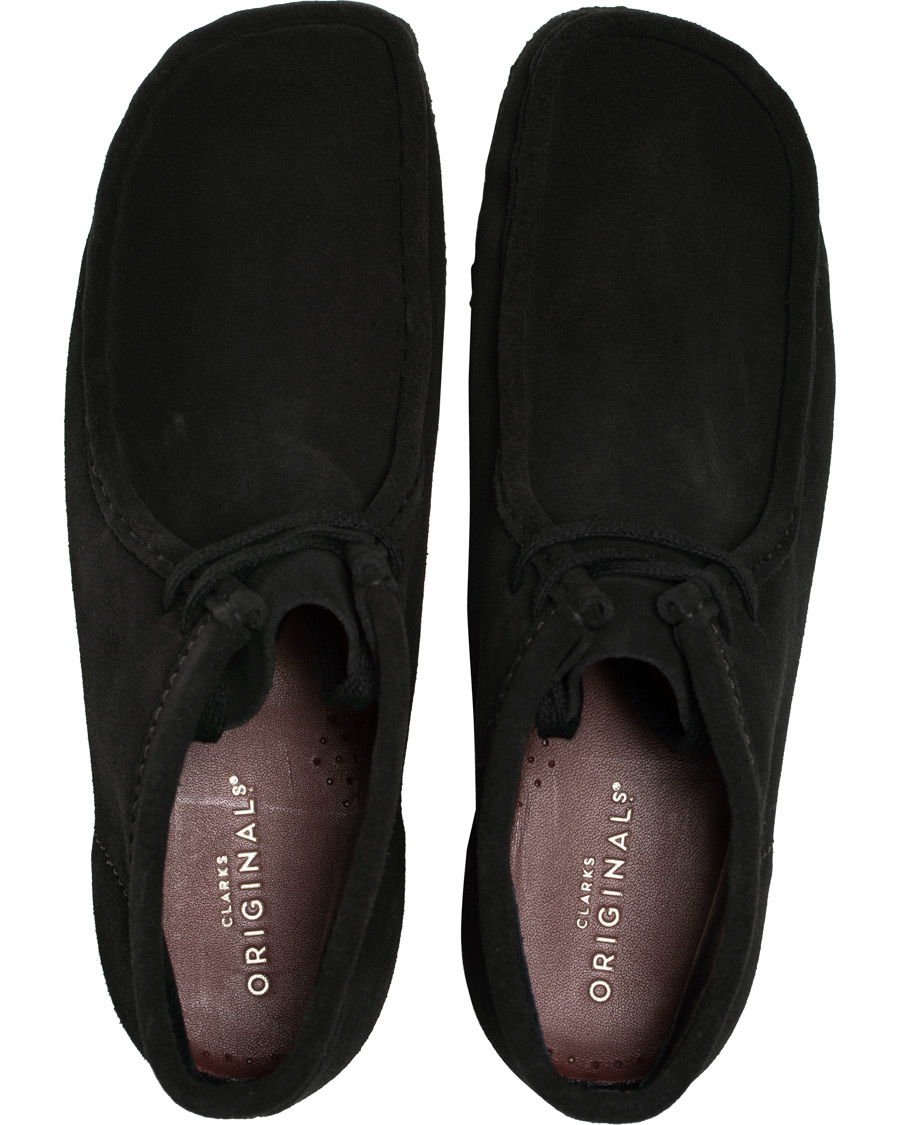 Herren | Clarks Originals Wallabee Boot Black Suede | Clarks Originals | Wallabee Boot Black Suede
