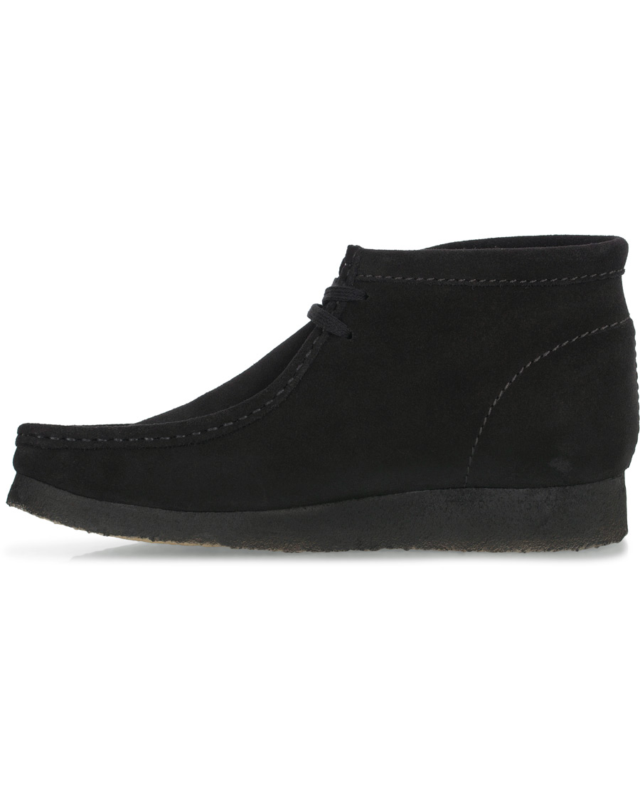 Herren | Clarks Originals Wallabee Boot Black Suede | Clarks Originals | Wallabee Boot Black Suede
