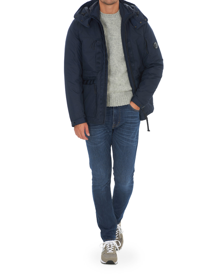 Herren | Jacken | C.P. Company | Micro M Water Resistant Padded Jacket Navy