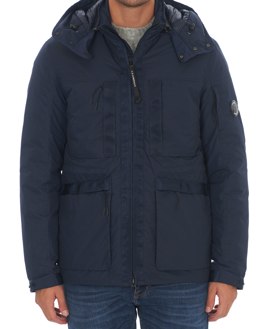 Herren | Jacken | C.P. Company | Micro M Water Resistant Padded Jacket Navy