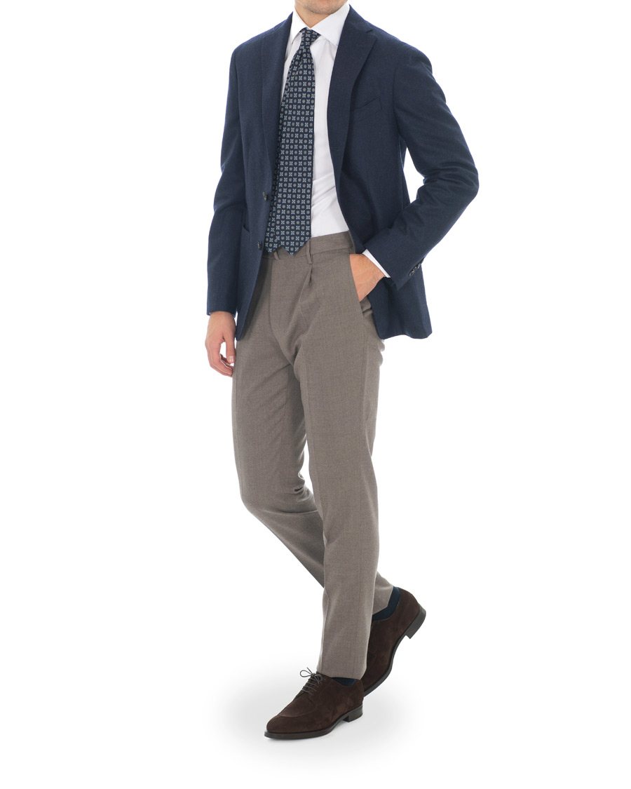 Herren | Edward Green Dover Split Toe R2 Sole Derby Mink Suede | Edward Green | Dover Split Toe R2 Sole Derby Mink Suede