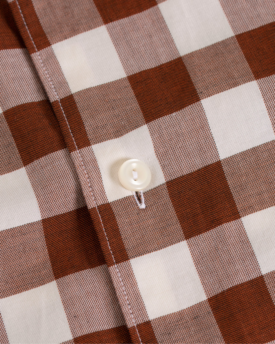 Herren | Hemden | Eton | Slim Fit Twill Button Under Shirt Red/White