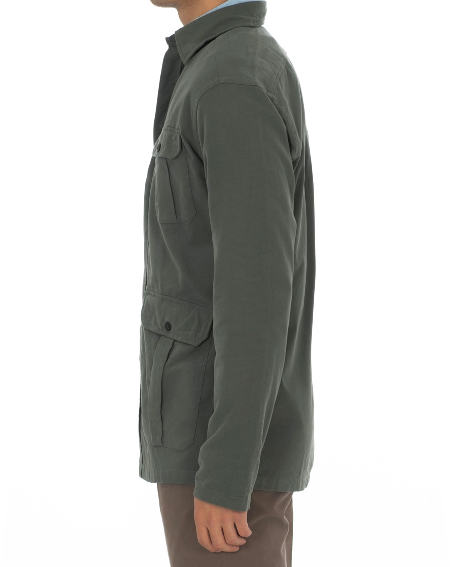 Herren | Hemden | Eton | Oxford Overshirt Green