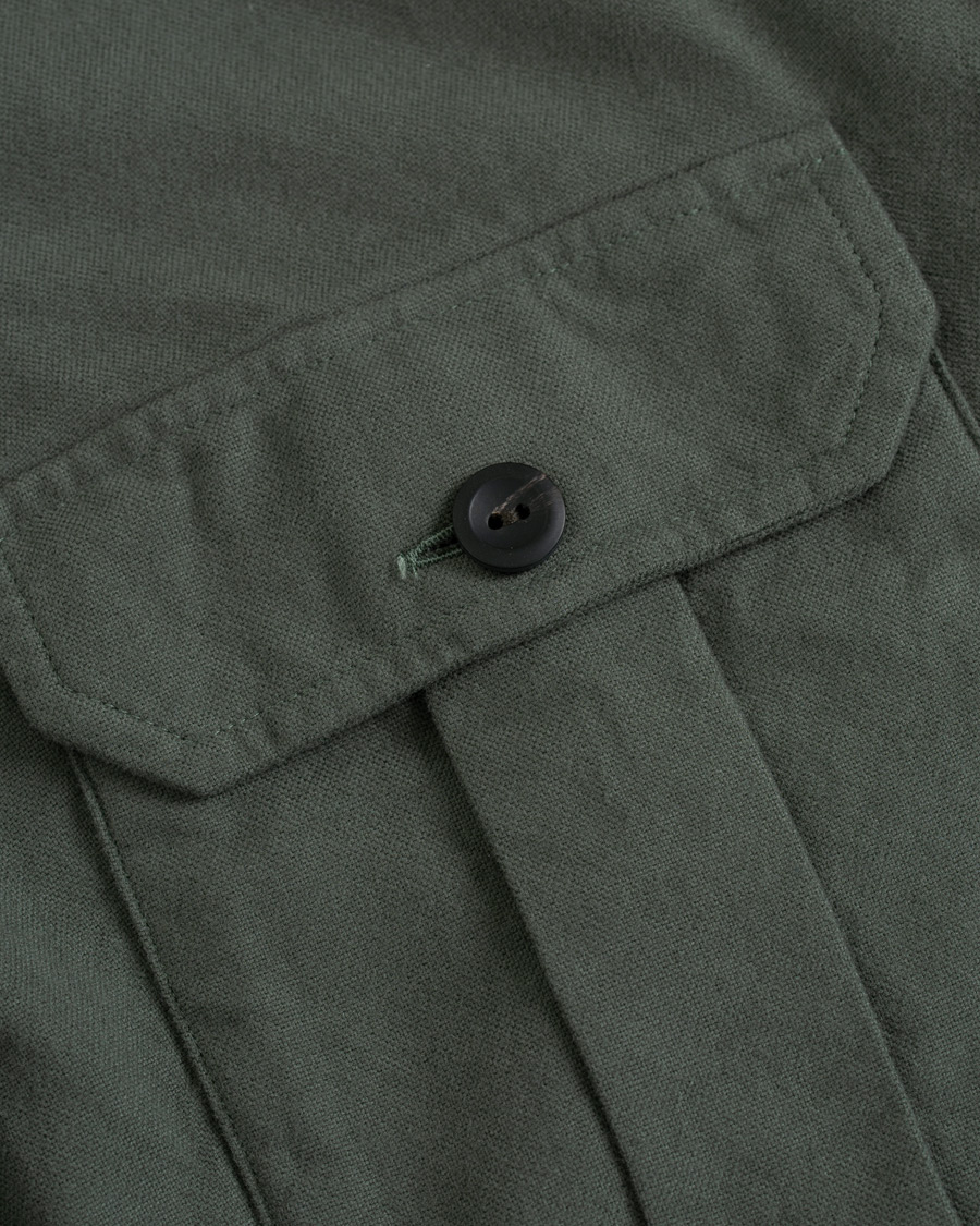 Herren | Hemden | Eton | Oxford Overshirt Green