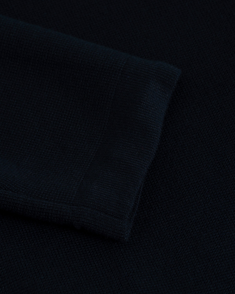 Herren | Pullover | Filippa K | Leon Wool/Cotton Full Zip Cardigan Navy