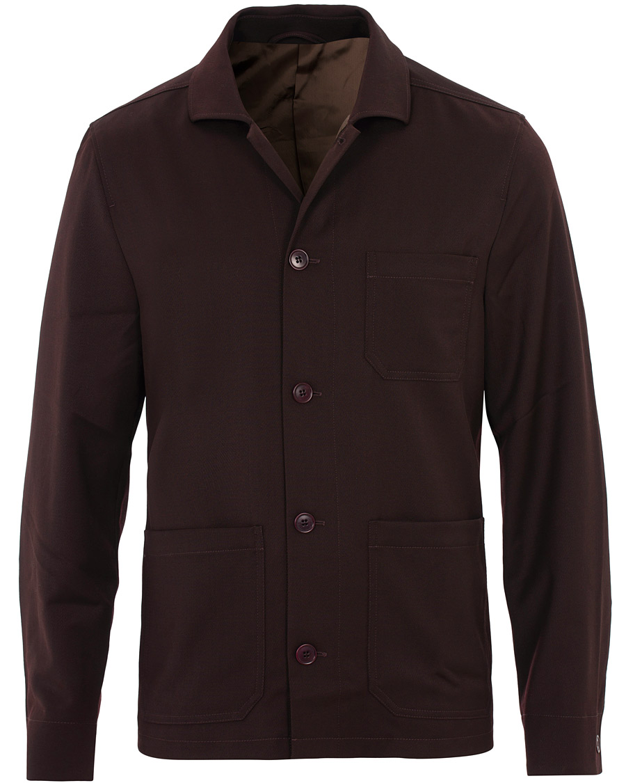 Herren | Sakkos | Filippa K | Luis Gabardine Blazer Jacket Deep Shiraz