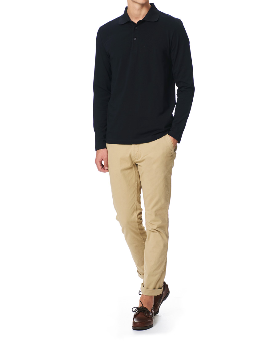 Herren | Pullover | Filippa K | Luke Lycra Poloshirt Navy