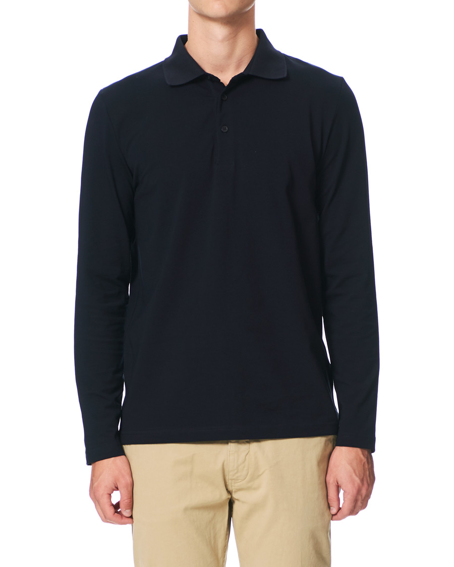 Herren | Pullover | Filippa K | Luke Lycra Poloshirt Navy