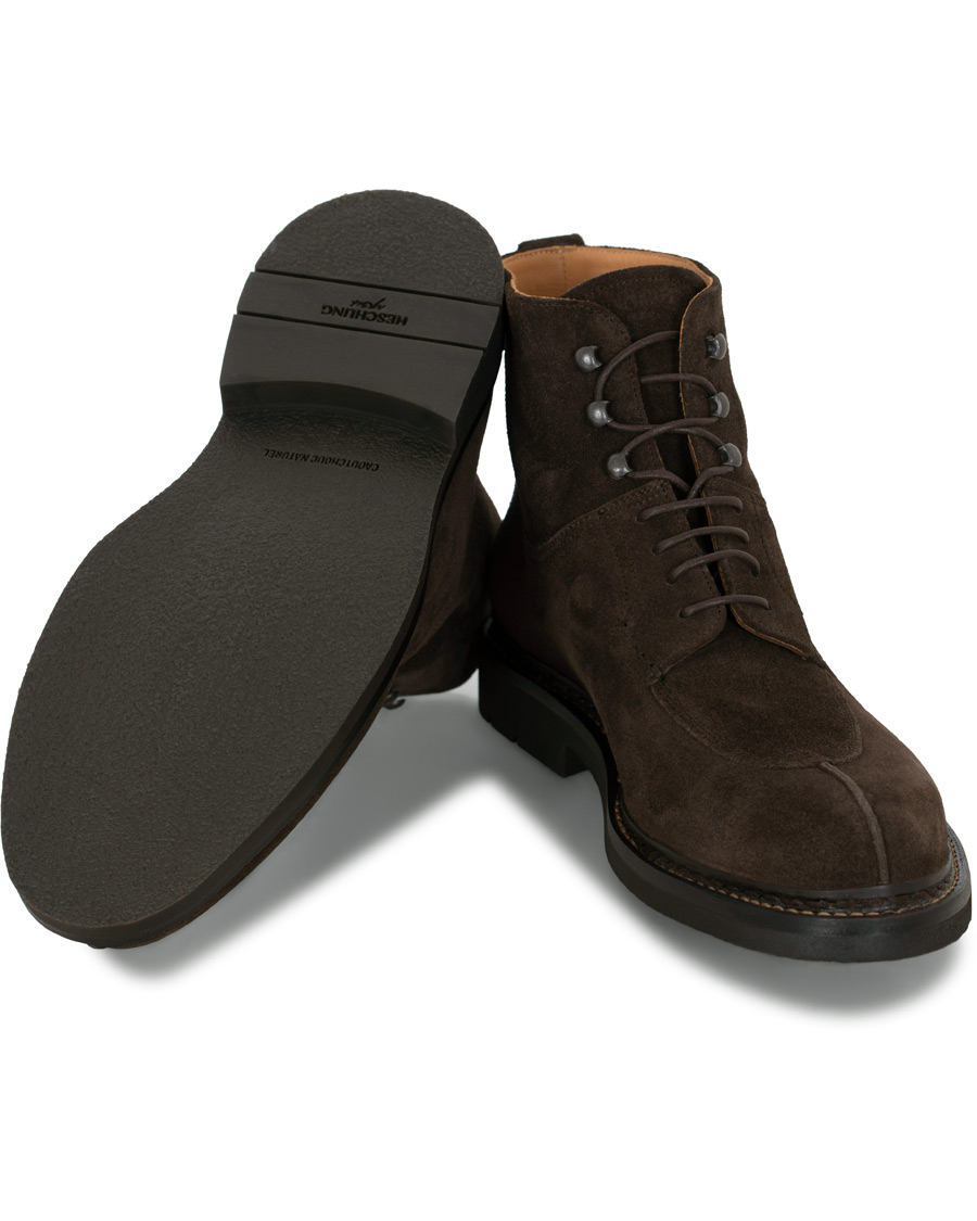 Herren |  | Heschung | Ginkgo Boot Dark Brown Suede