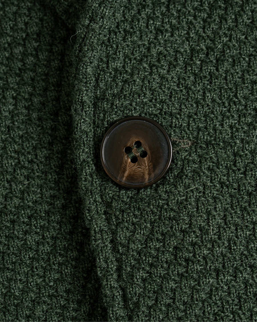 Herren | Sakkos | L.B.M. 1911 | Knitted Cardigan Blazer Green