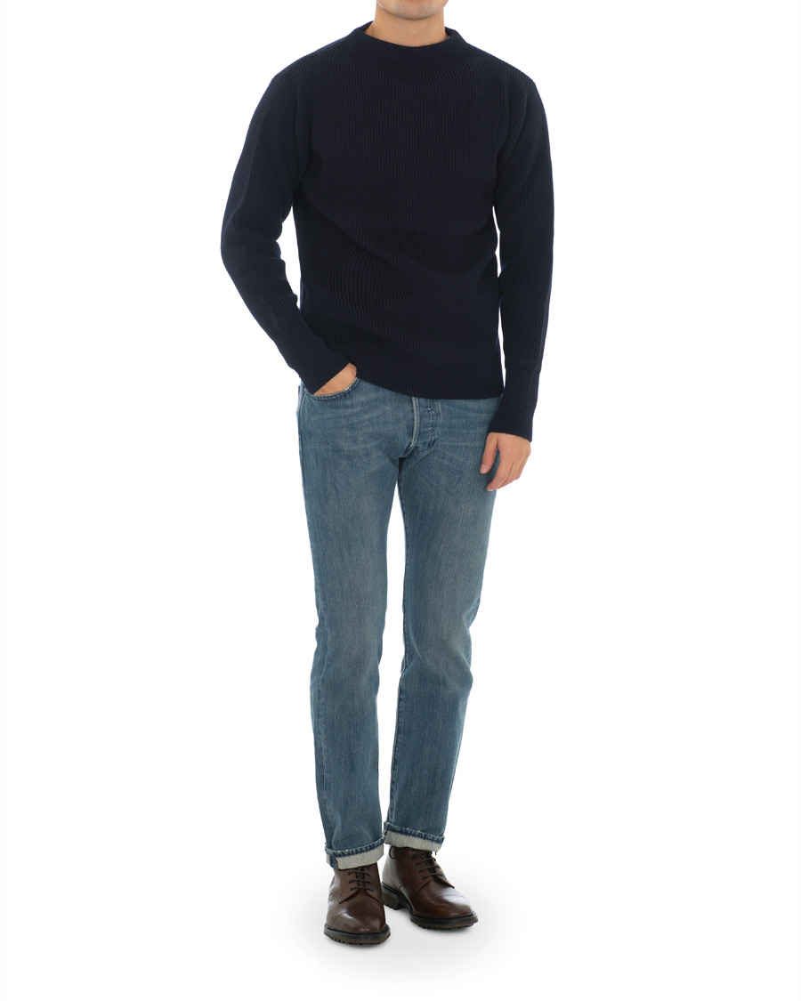 Herren | Pullover | Andersen-Andersen | Sailor Crewneck Navy Blue