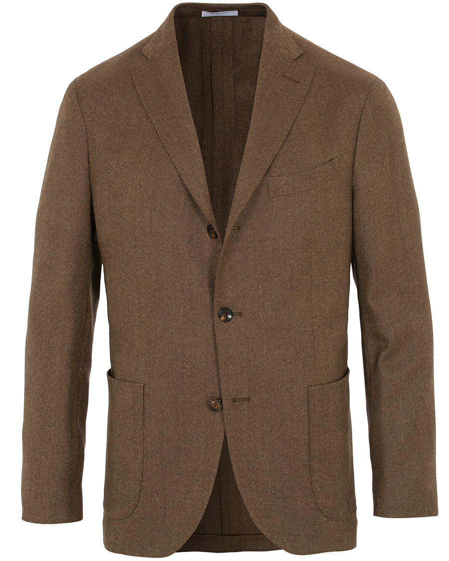 Herren | Sakkos | Boglioli | K Jacket Wool Hopsack Blazer Brown