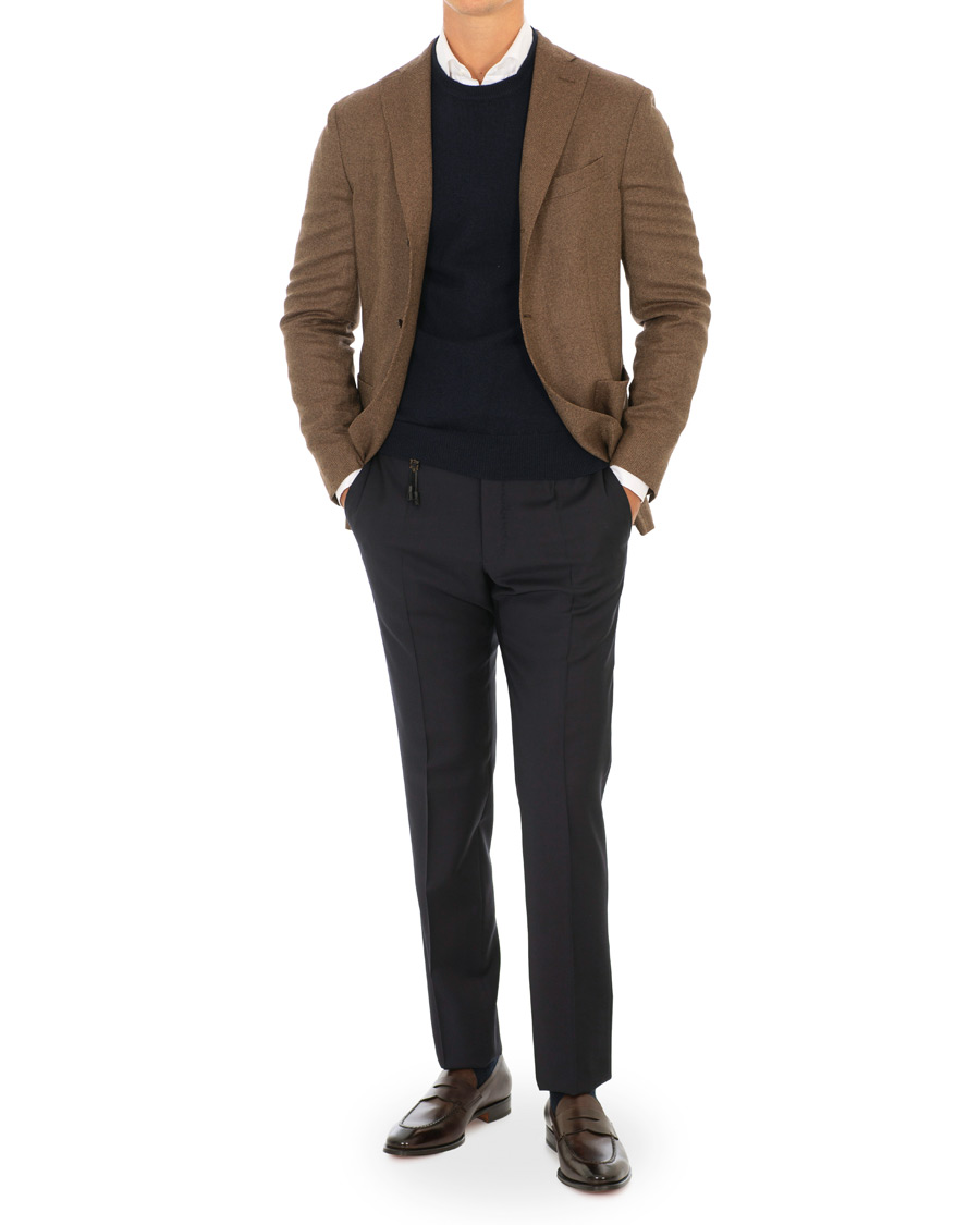 Herren | Sakkos | Boglioli | K Jacket Wool Hopsack Blazer Brown