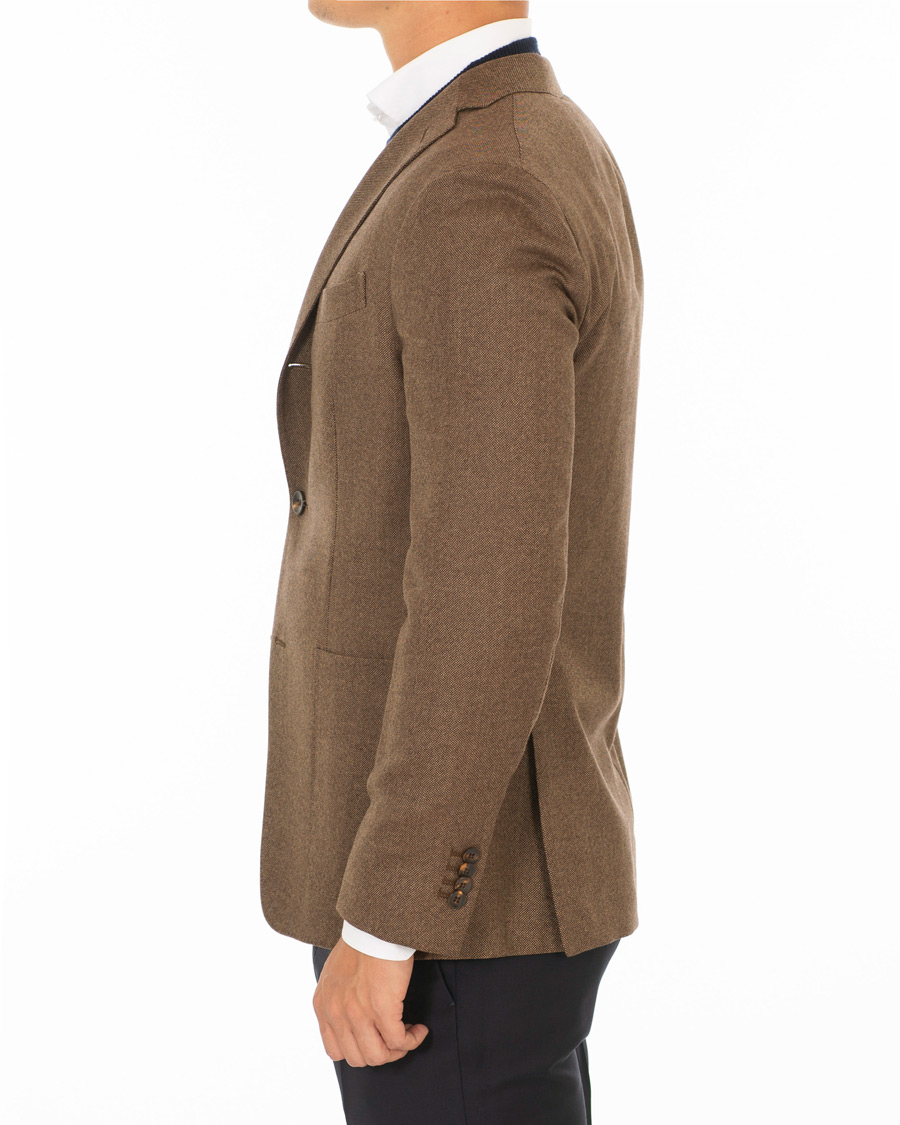 Herren | Sakkos | Boglioli | K Jacket Wool Hopsack Blazer Brown