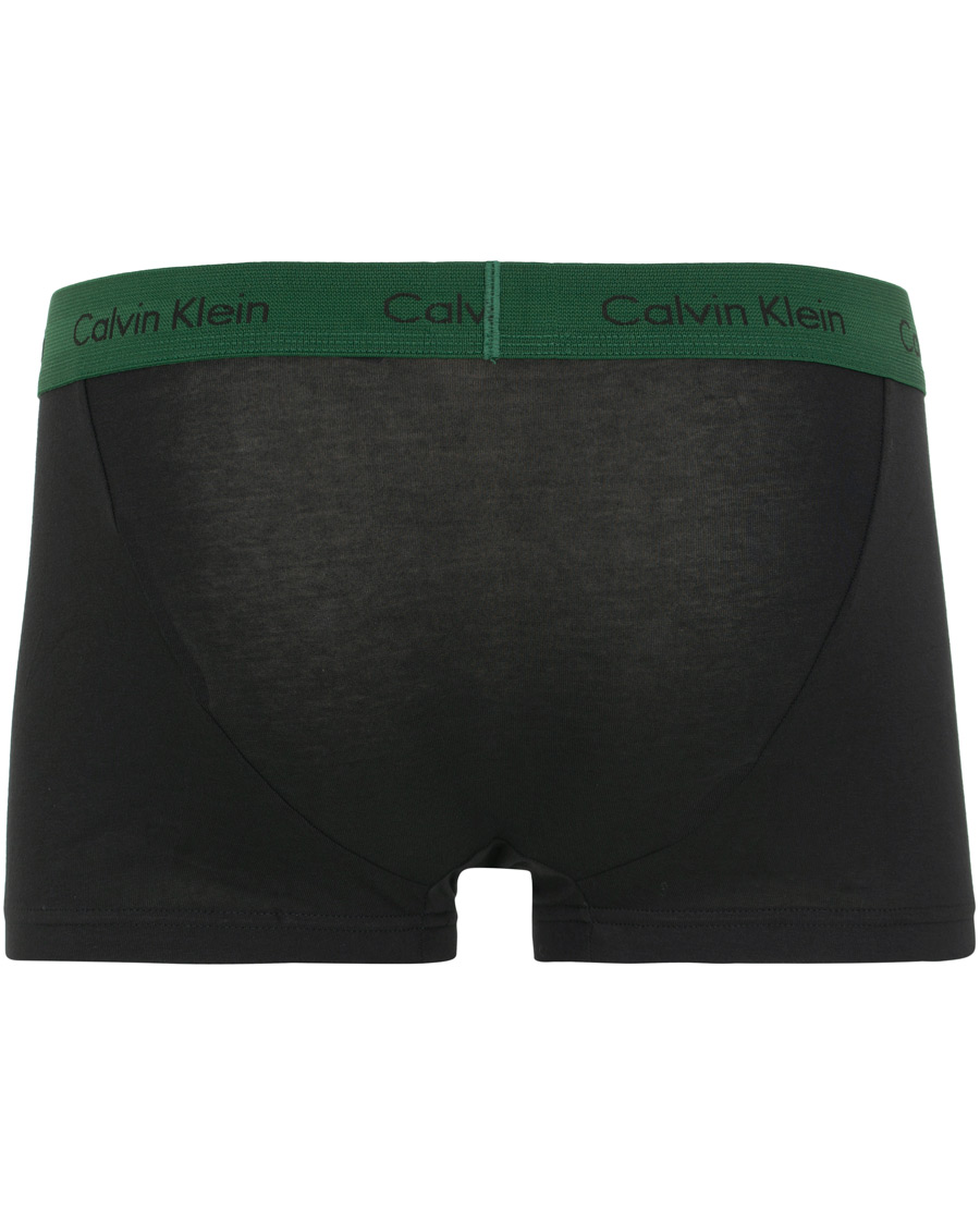 Herren | Unterwäsche | Calvin Klein | Cotton Stretch 3-Pack Low Rise Trunk Red/Green/Blue