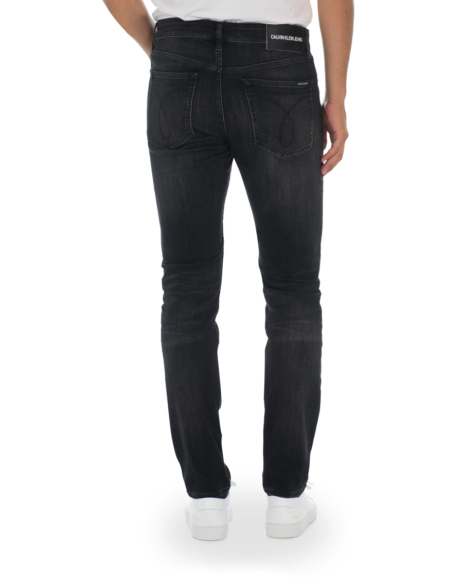 Herren | Jeans | Calvin Klein Jeans | Slim Tapered Jeans Washed Black
