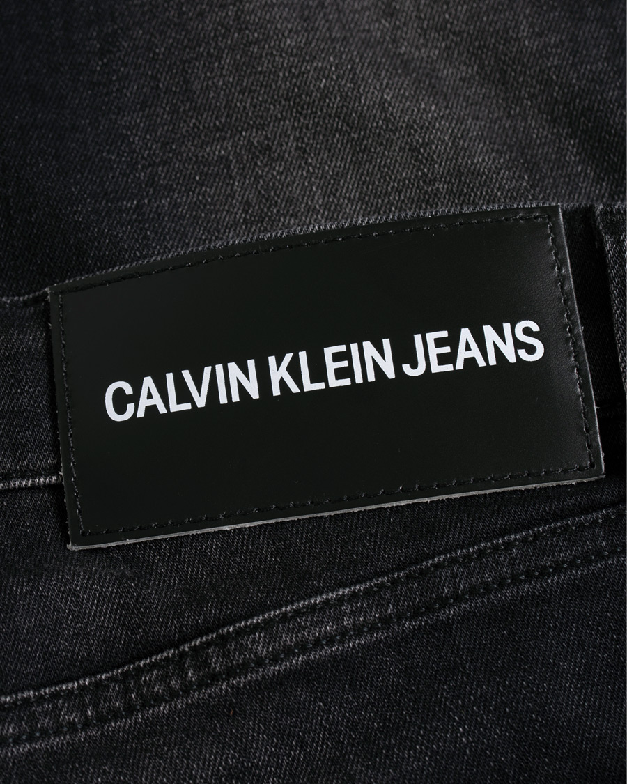 Herren | Jeans | Calvin Klein Jeans | Slim Tapered Jeans Washed Black