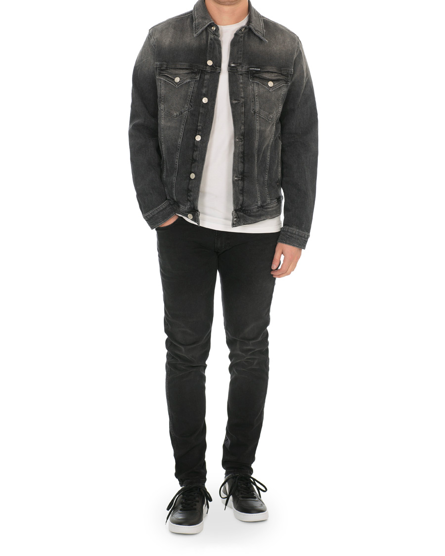Herren | Jacken | Calvin Klein Jeans | Foundation Denim Jacket Washed Black