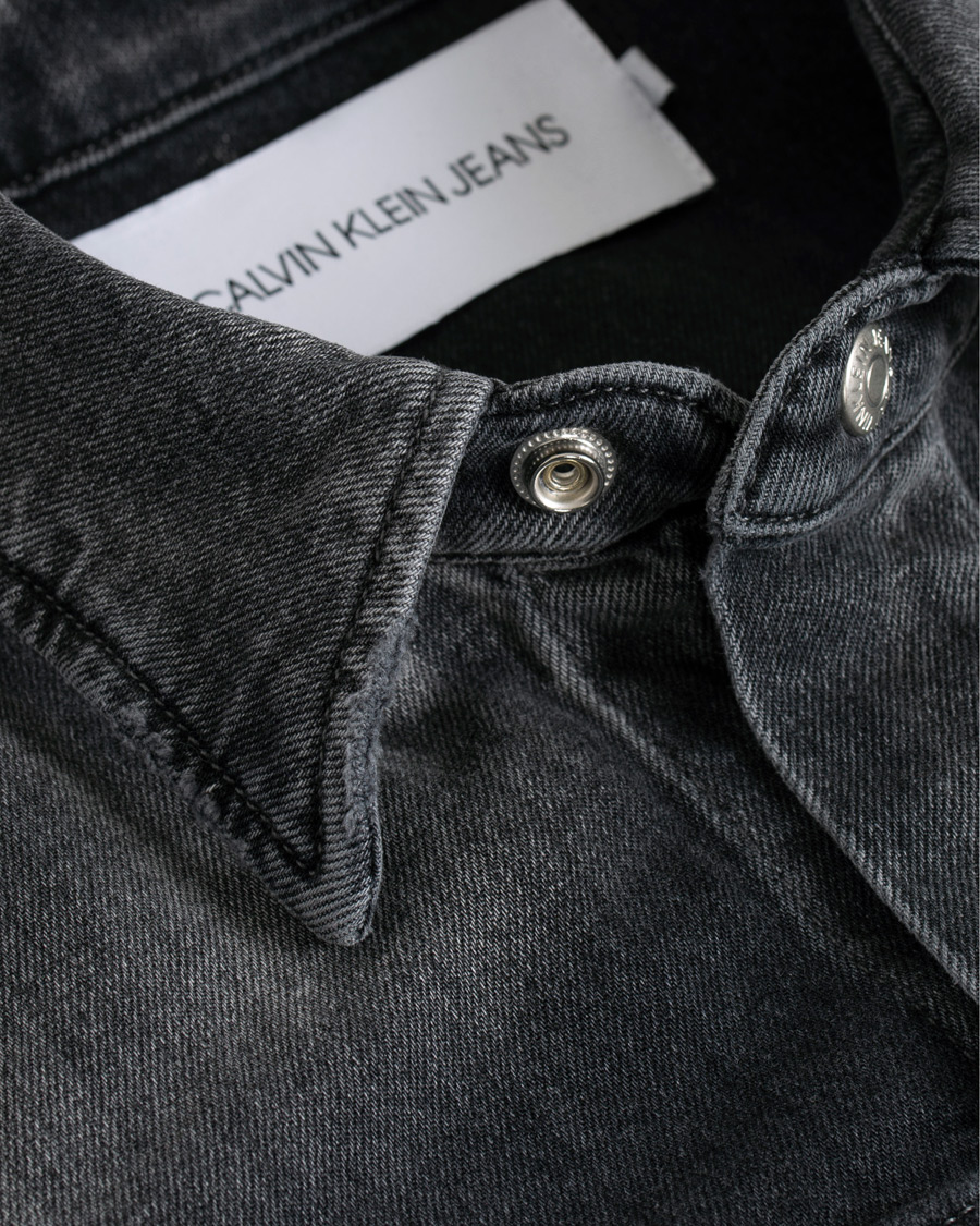 Herren | Jacken | Calvin Klein Jeans | Foundation Denim Jacket Washed Black