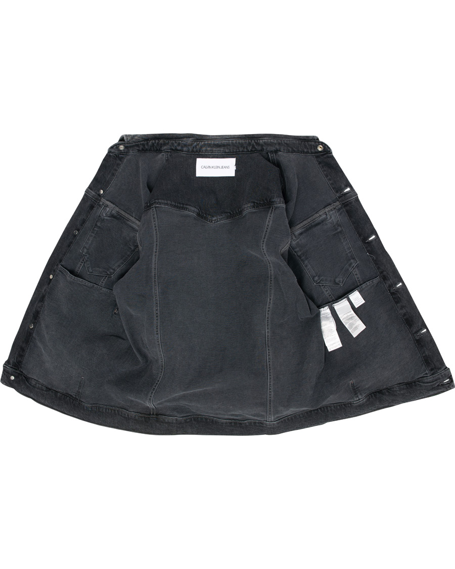 Herren | Jacken | Calvin Klein Jeans | Foundation Denim Jacket Washed Black