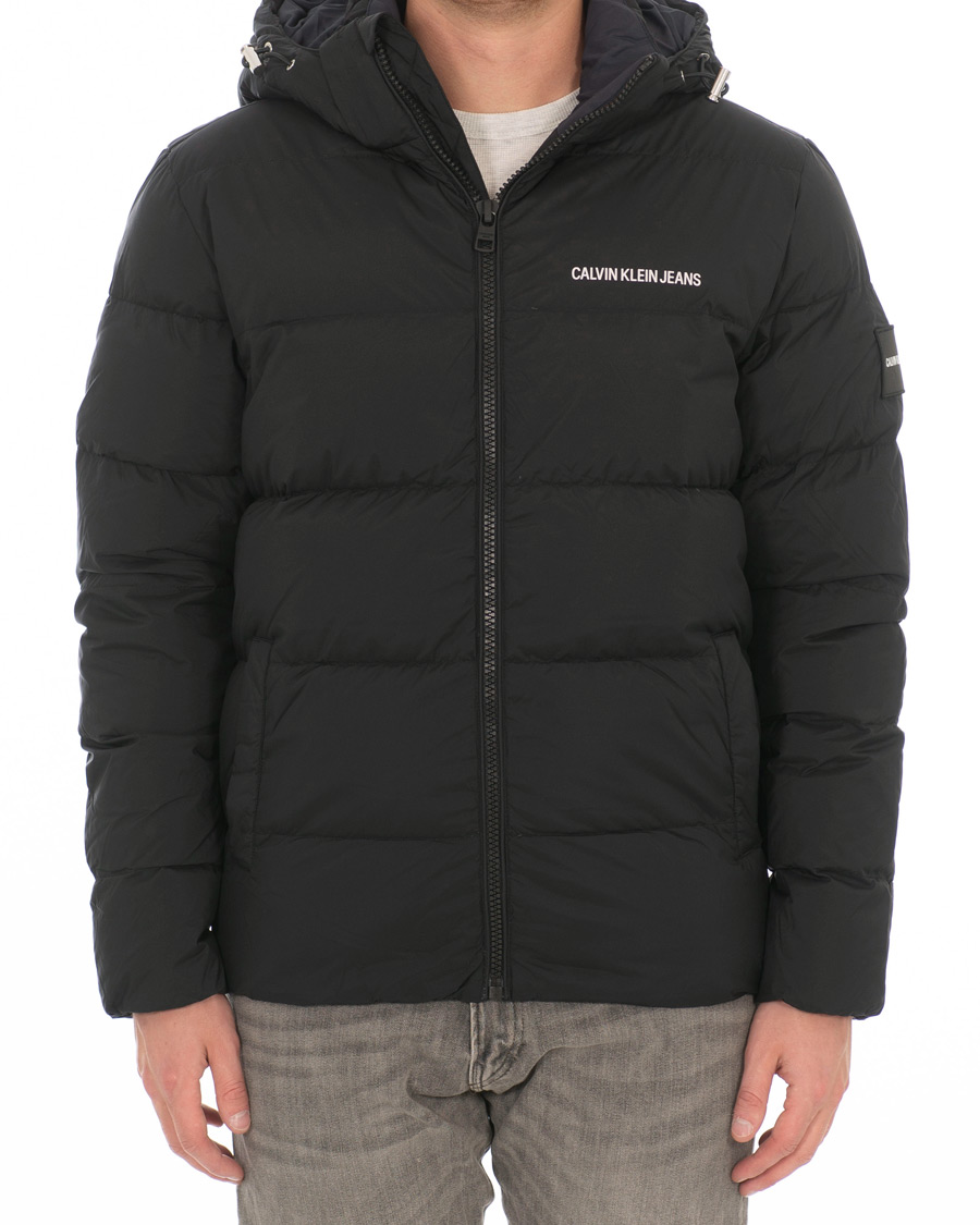 Calvin klein jeans on sale hooded down puffer jacket