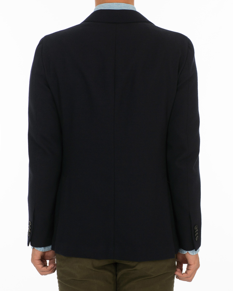 Herren | Sakkos | Caruso | Butterfly Textured Wool Blazer Navy