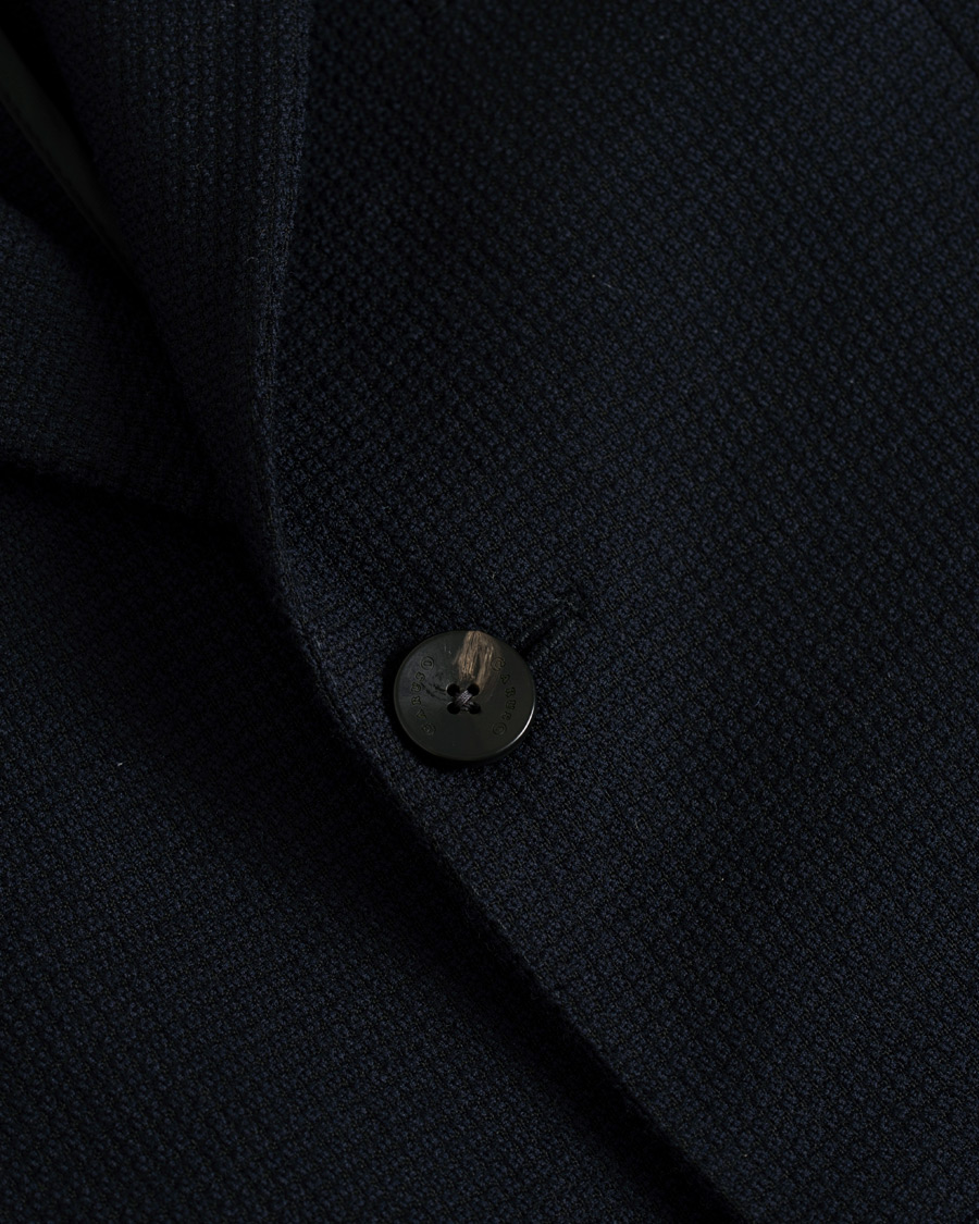 Herren | Sakkos | Caruso | Butterfly Textured Wool Blazer Navy