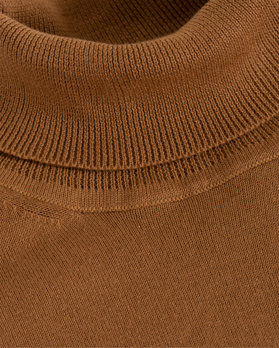 Herren | Pullover | Caruso | Cotton/Cashmere Turtleneck Sweater Camel