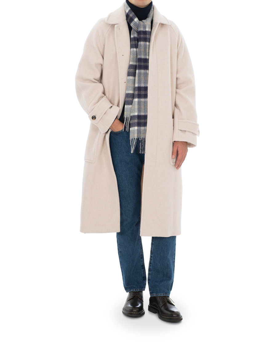 Herren | Jacken | AMI | Brushed Wool Robe Coat Beige