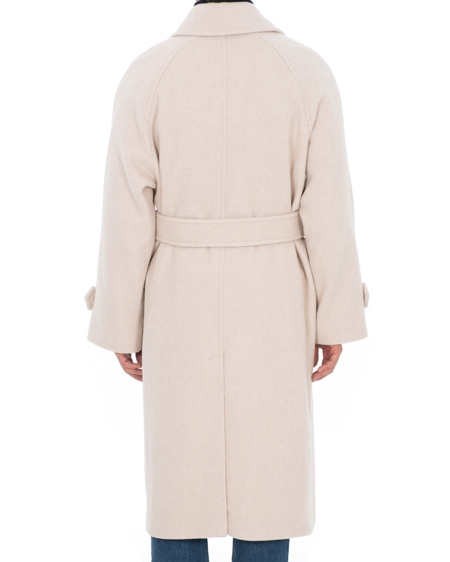 Herren | Jacken | AMI | Brushed Wool Robe Coat Beige