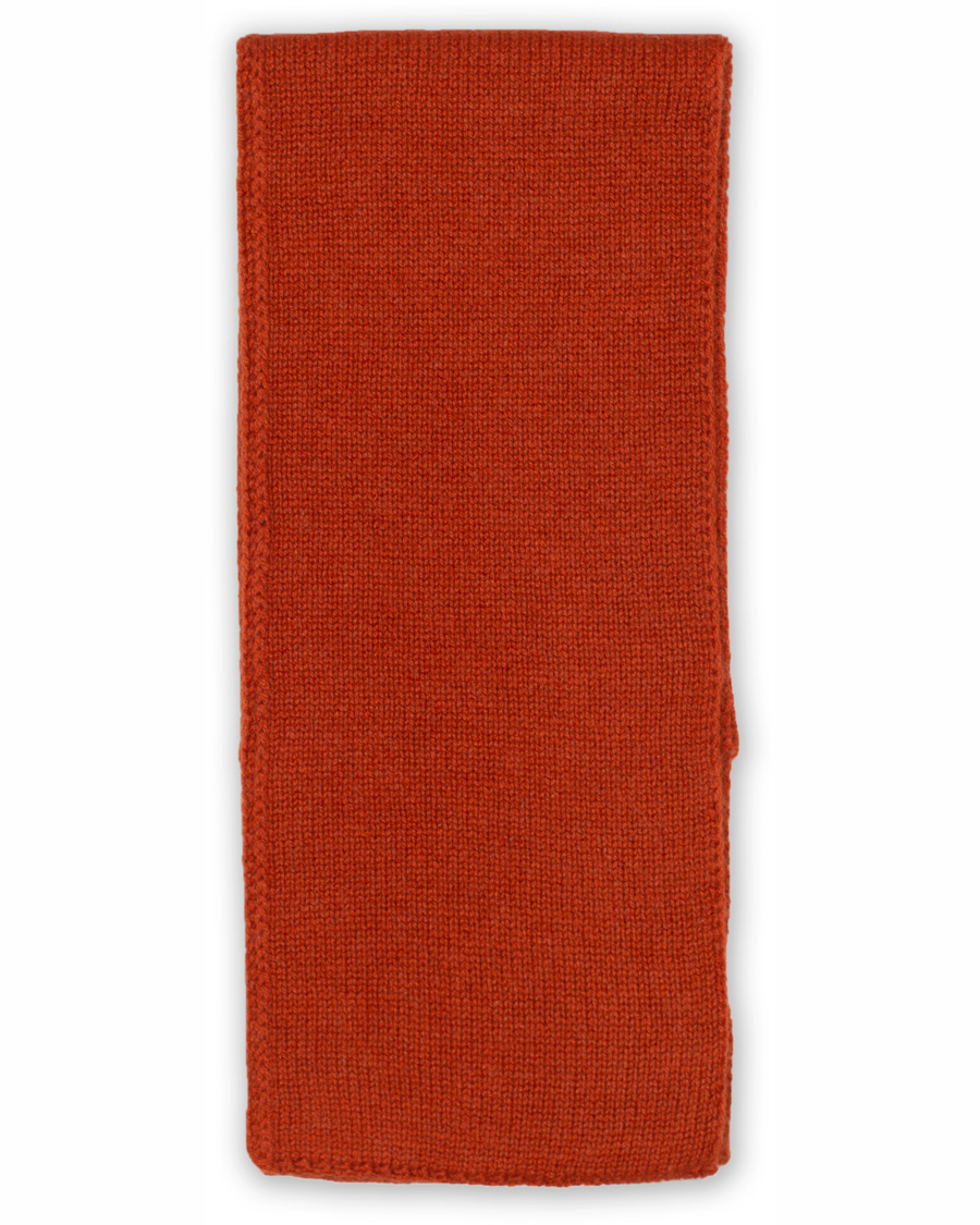 Herren | Piacenza Cashmere Short Loop Cashmere Sarf Orange | Piacenza Cashmere | Short Loop Cashmere Sarf Orange
