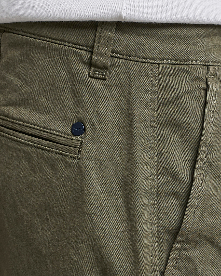 Herren | Hosen | NN07 | Marco Slim Fit Stretch Chinos Army Green