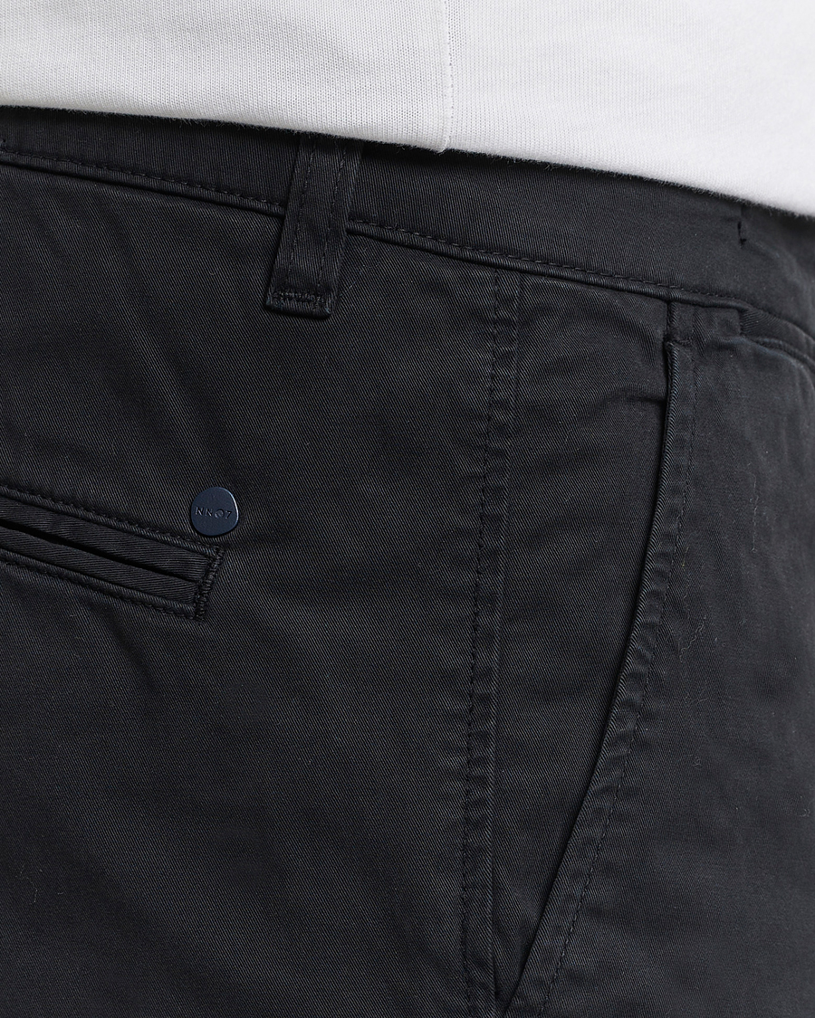 Herren | Hosen | NN07 | Marco Slim Fit Stretch Chinos Black