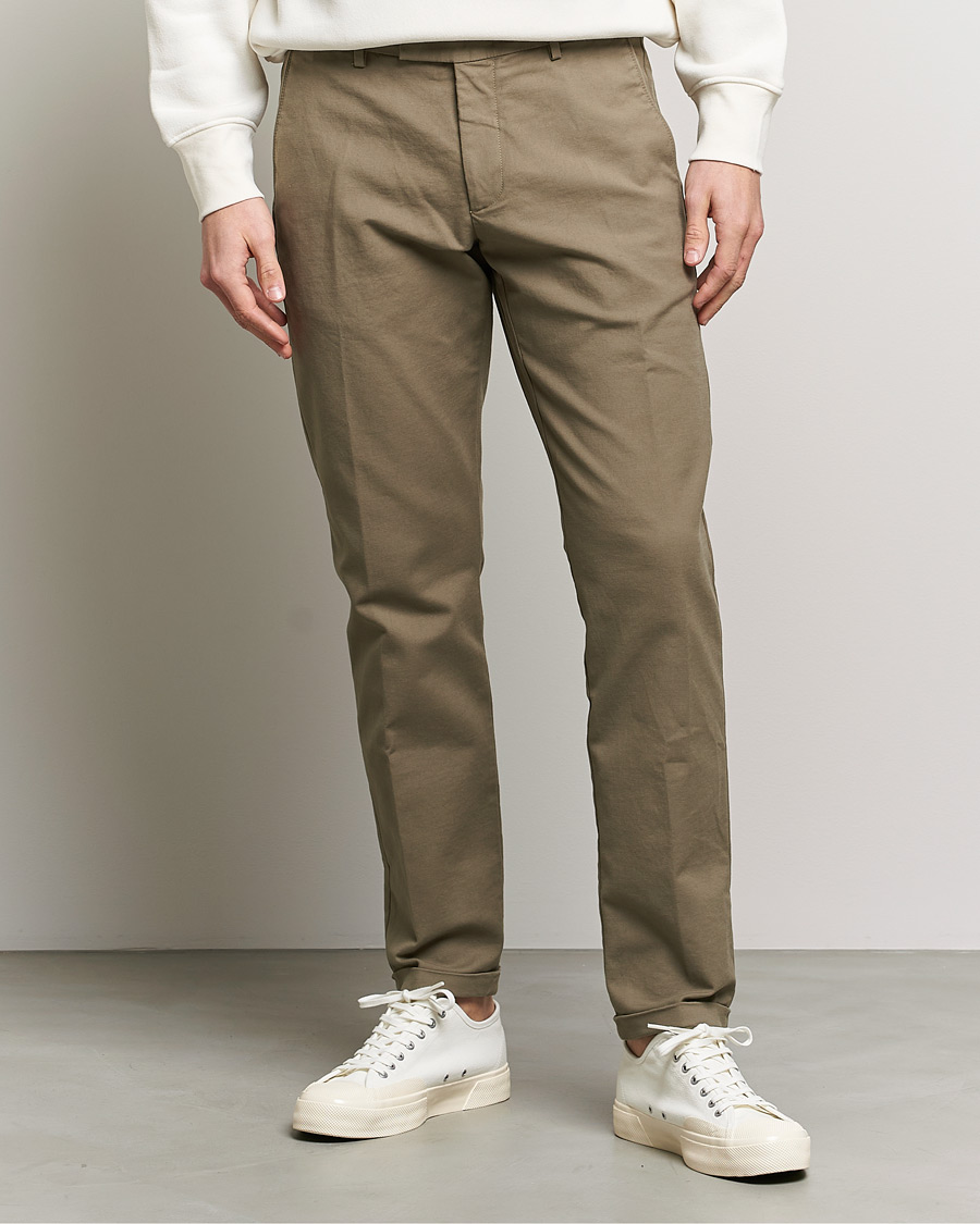 Herren | Stoffhosen | NN07 | Scott Regular Fit Stretch Trousers Khaki
