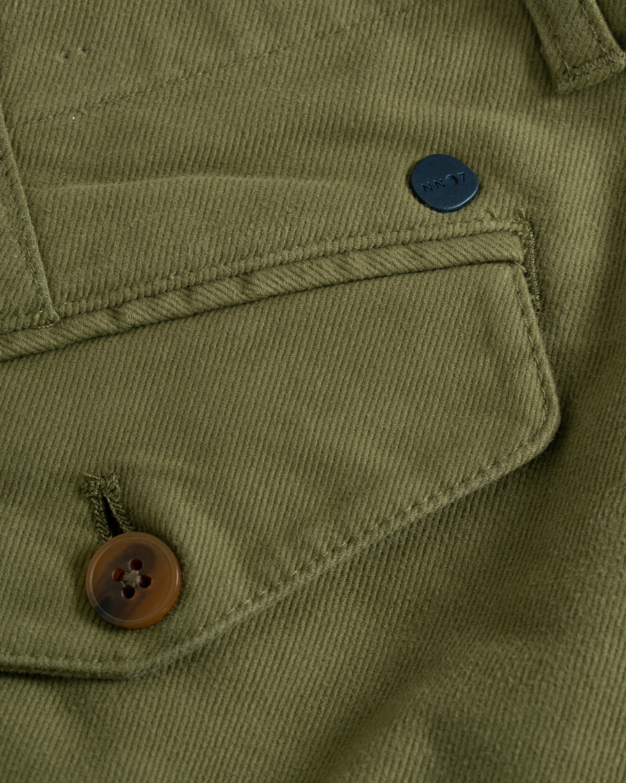 Herren | Hosen | NN07 | Steven Regular Fit Stretch Chinos Moss Green