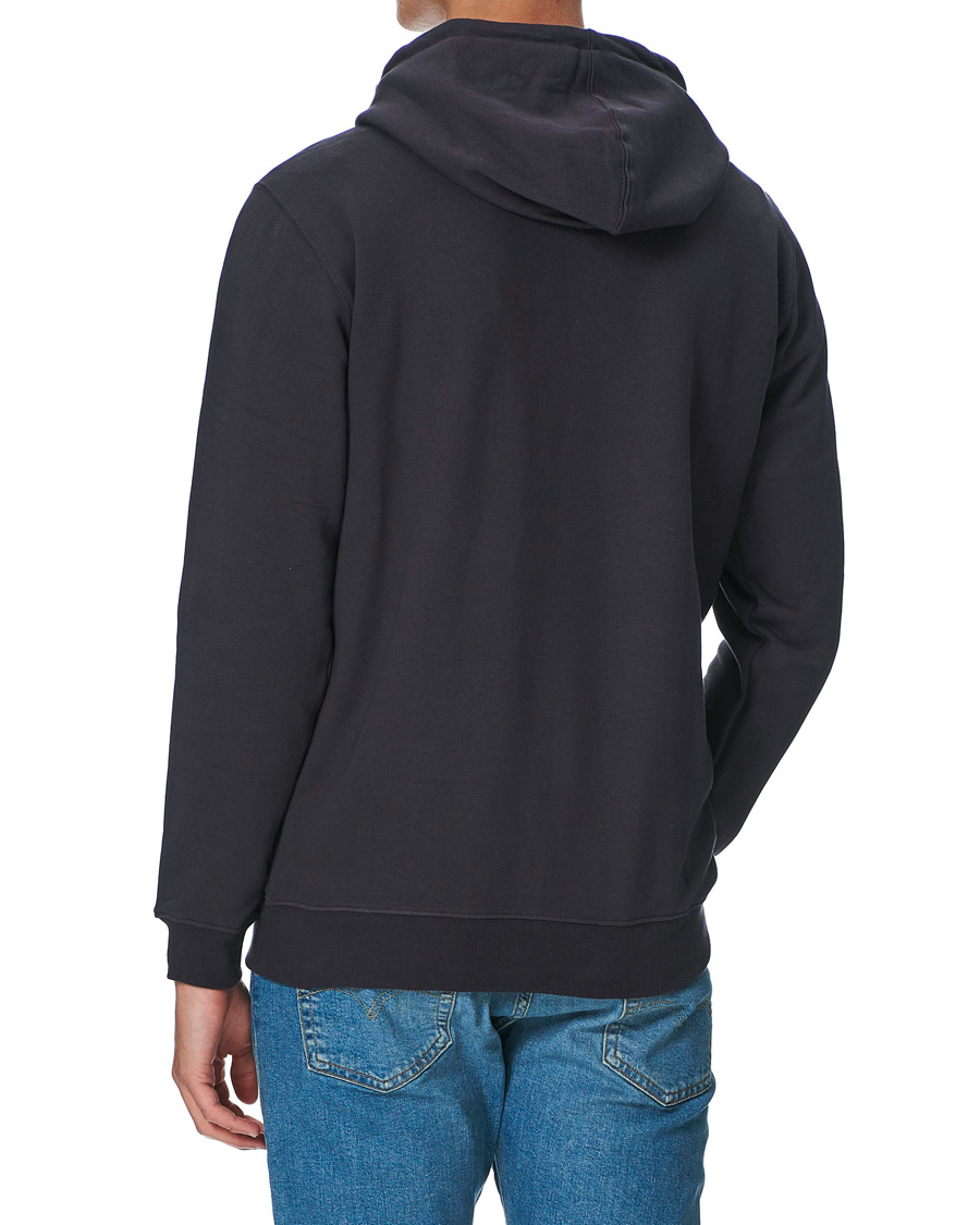 Herren | Pullover | NN07 | Barrow Printed Hoodie Navy Blue