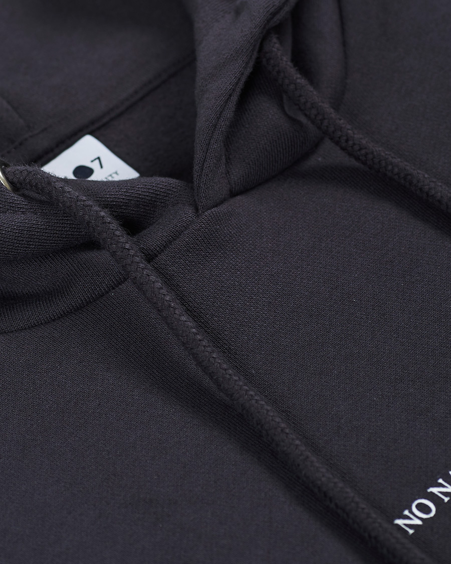 Herren | Pullover | NN07 | Barrow Printed Hoodie Navy Blue