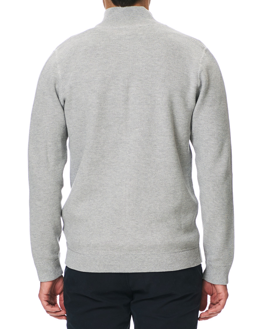 Herren | Pullover | NN07 | Patrick Full Zip Medium Grey Melange